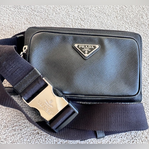 Authentic PRADA Saffiano Leather Belt Bag - Picture 2 of 10
